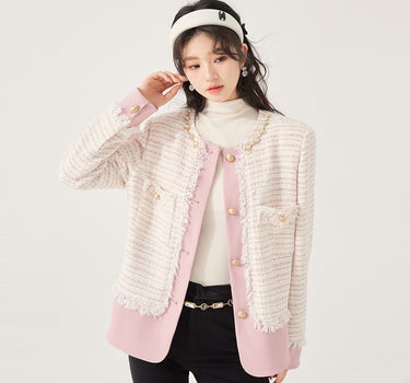 yoodaily - Short pink suit jacket