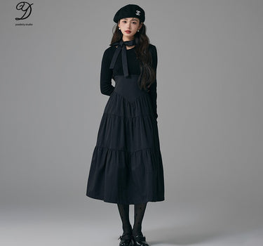 yoodaily - Knitted waist slimming dress