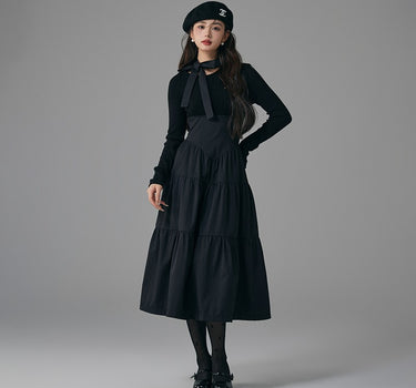 yoodaily - Knitted waist slimming dress