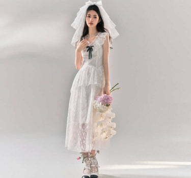 yoodaily - Gentle lace princess dress