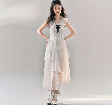 yoodaily - Gentle lace princess dress