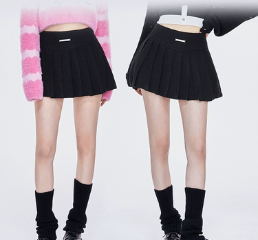 underpass - High waist pure desire hundred pleats skirt