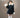 underpass - Two-color fur collar lace-up waist high-end woolen coat