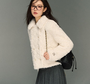 ANDYET AD1 - Winter high-end fur straight short coat